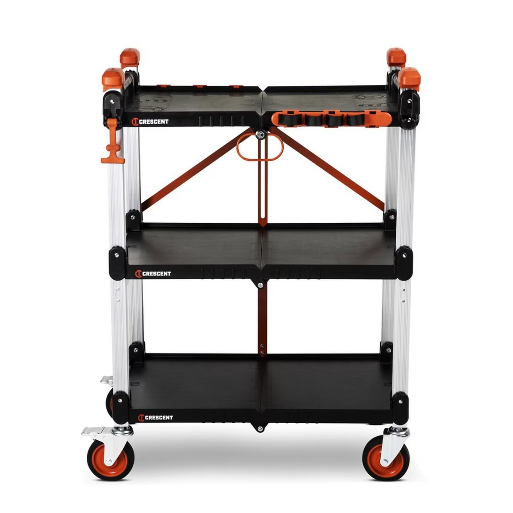 Crescent SITERUNNER 3 Shelf Folding Jobsite Cart